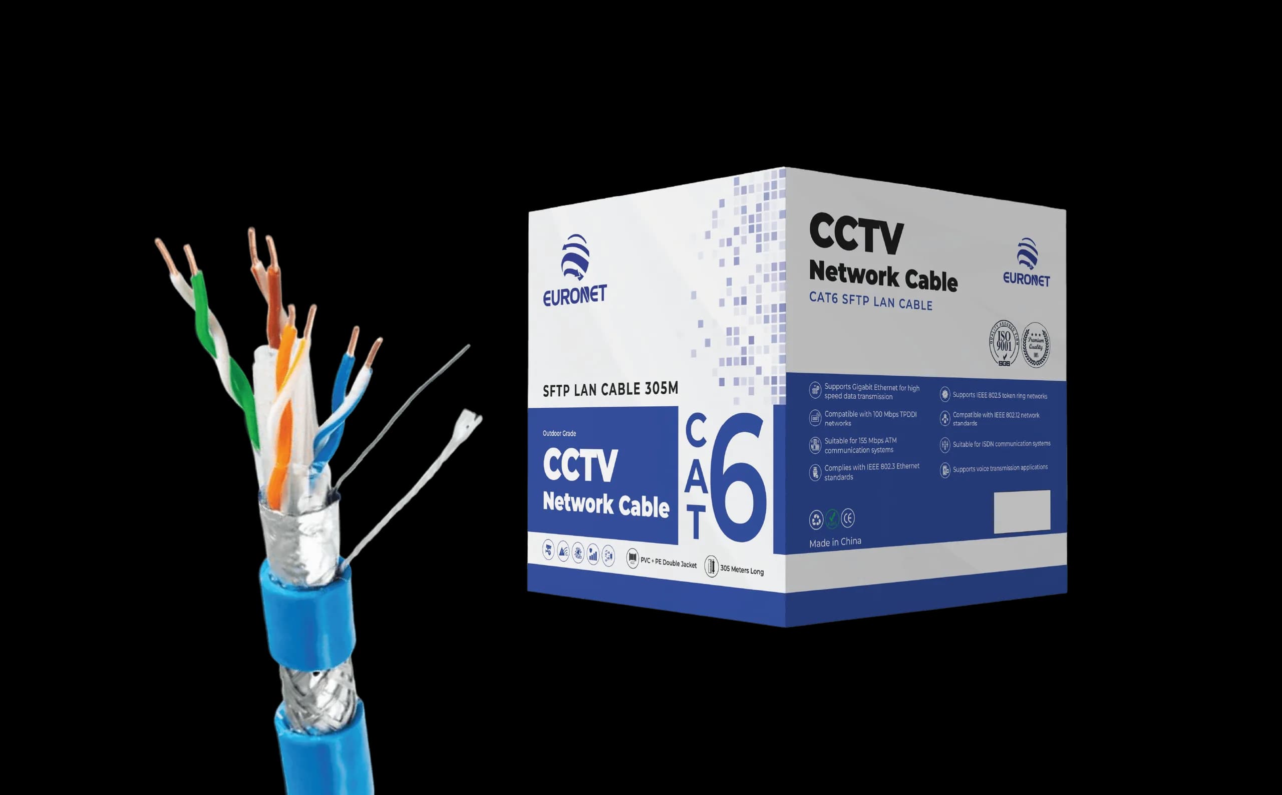 كابل CAT6 SFTP 305M