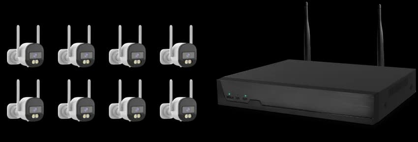 Euronet CCTV Kit WiFi 8CH 2MP