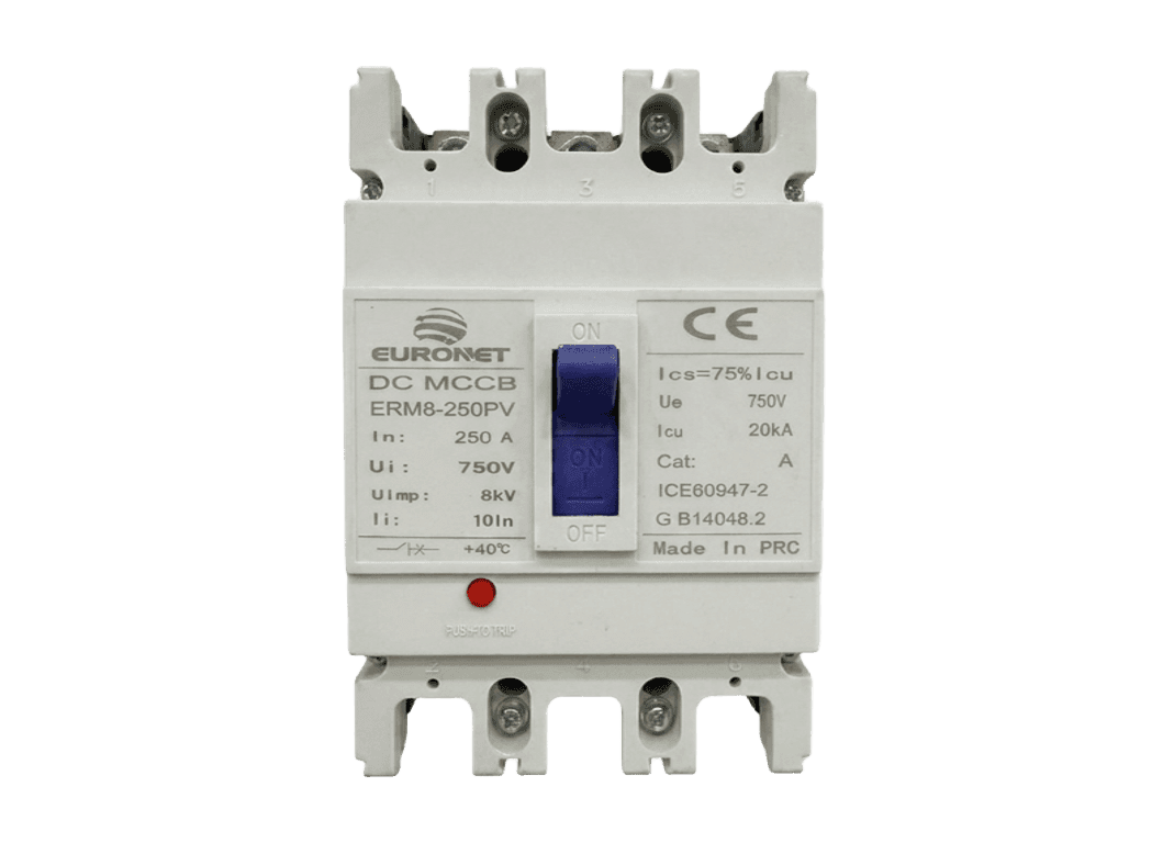 قاطع MCCB للتيار المستمر 3P 250A