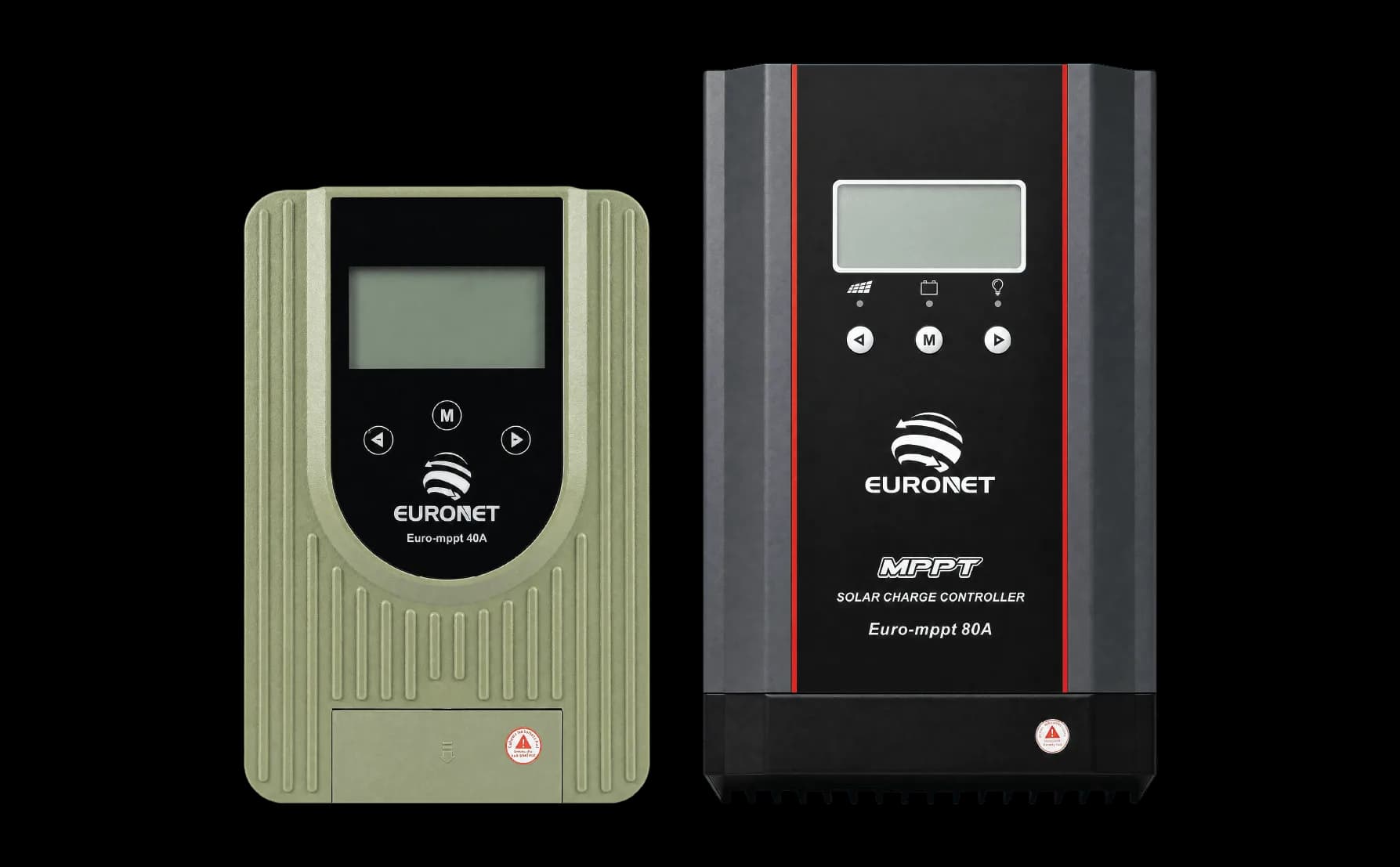 Euronet PWM and MPPT charge controllers